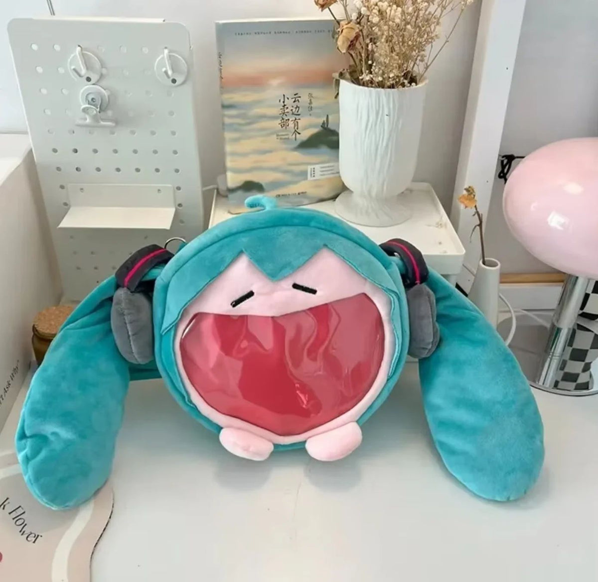Hatsune Shoulder Bag New Backpack Cute Anime Girl Plush Cartoon Kawaii Knapsack Student Bag Packet Kids Gifts Toys