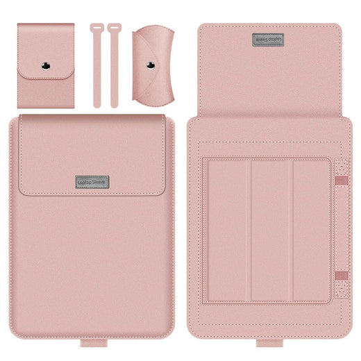 Pu Leather Laptop Sleeve Bag Case For Macbook Air Pro 13 14 16 M3 M2 M1 Notebook Cover For Huawei Dell HP ASUS Lenovo 15 17 Inch