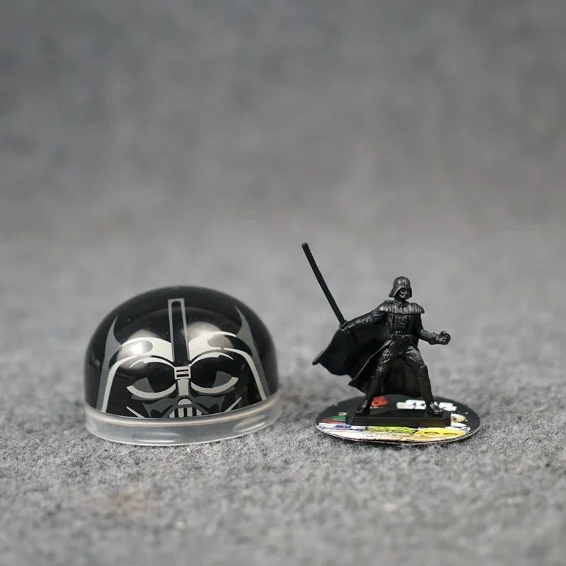 Star Wars Capsule Toy Darth Vader Imperial Stormtrooper Yoda R2-D2 C-3PO Action Figures Desktop Ornaments Collectible Toys Gifts