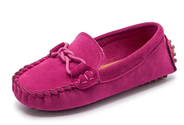Children Loafers Shoes Boys Flat Sneakers Baby Kids Casual Shoes Toddler Girls Breathable Slip-on Shoes Soft Bottom Solid Color
