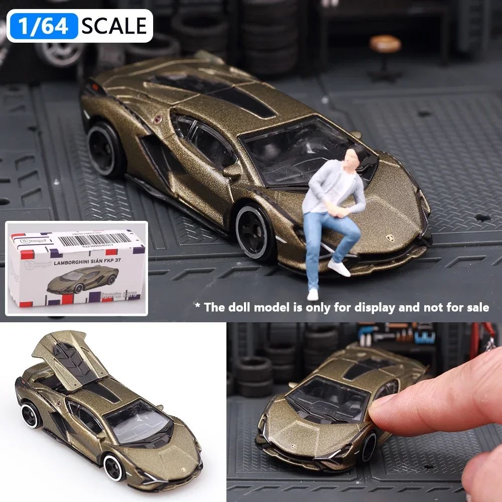 Bburago 1:64 Porsche 911 Gt2 Lamborghini Ferrari SP3 812 1959 Cadillac Miniature Alloy Diecast Car Model Collection Toy Gifts