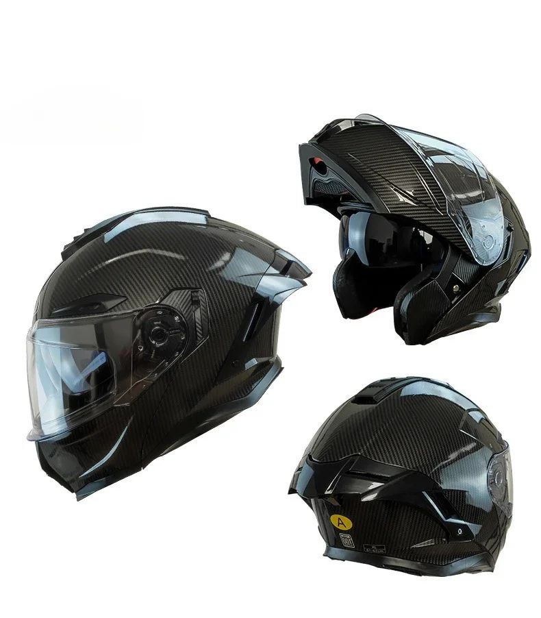 Flip up Motorcycle Helmet With Bluetooth Dual lens off-road Racing helmet Cascos para moto Motorbike Helmet DOT Approved For BMW