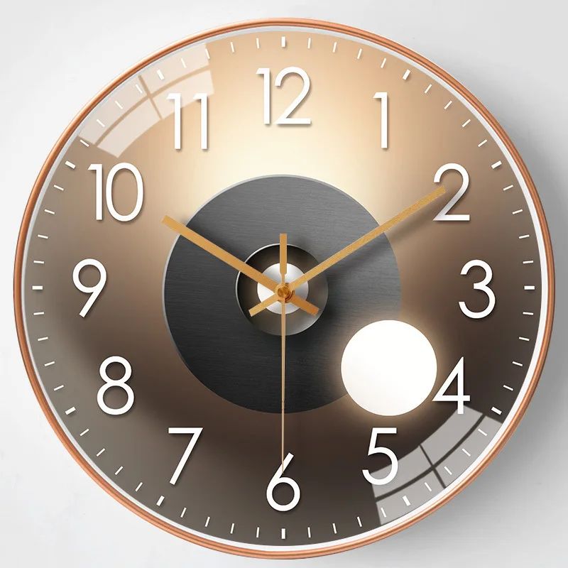 Mute Wall Clock Stereo Digital Scale Wall Clock Modern Minimalist Style Decorative Clock for bedroom study livingroom