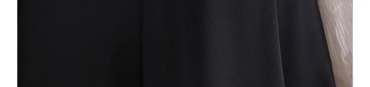 Plus Size High-waisted Slimming Black Draped Skirt Medium-length Umbrella Skirt For Women Thinning A- line Body Shaper