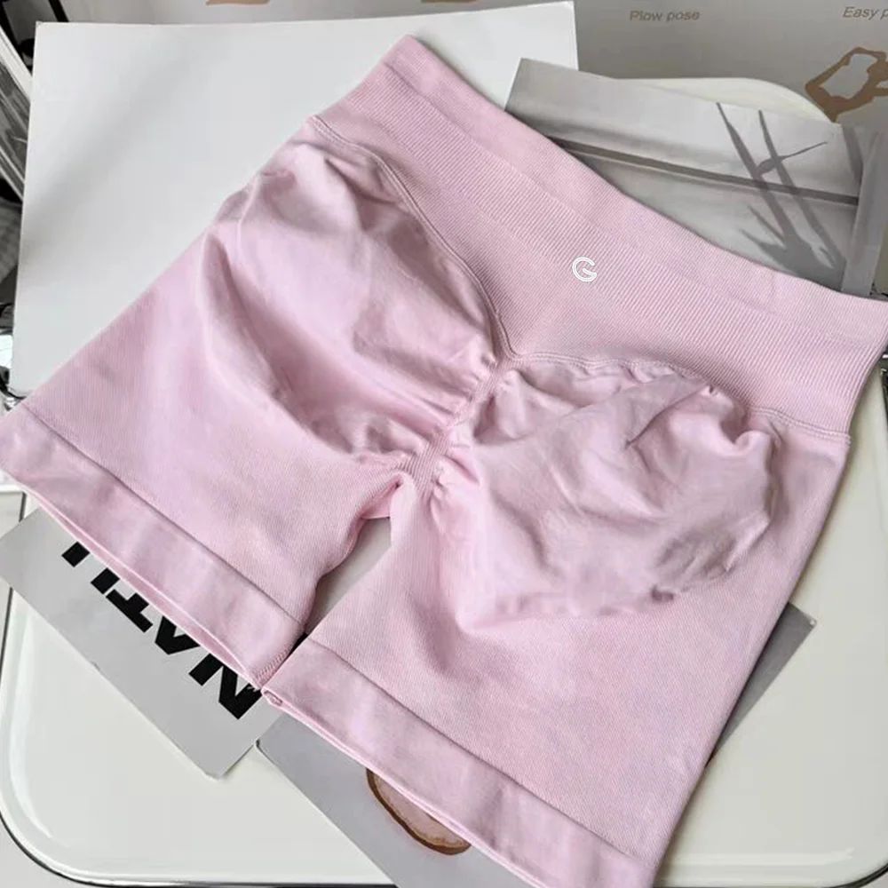 2025 Autumn New Women's Cotton Thread Elastic Yoga Sports Shopping Shorts Versatile
