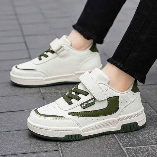 Spring and Autumn Running Sneakers for Kids Non-slip Shoes for Boys Sneakers Leather Kids Tennis Hugh Fashion Mesh Kids Shoes