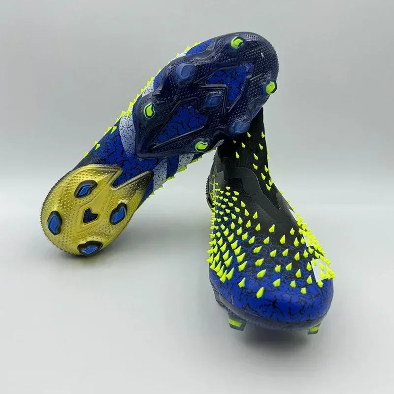 New Men Football Field Boots Professional Original Soccer Shoes Resistant Unisex Comfortable Ankle Cleats Football Shoes Outdoor