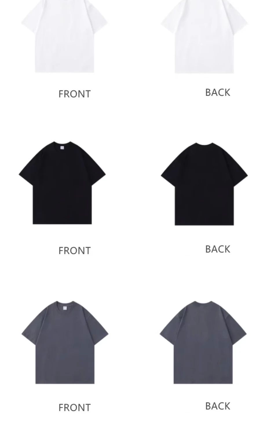 100% pure cotton summer high-end brand men's short sleeve round neck fashionable style half sleeved top breathable T-shirt