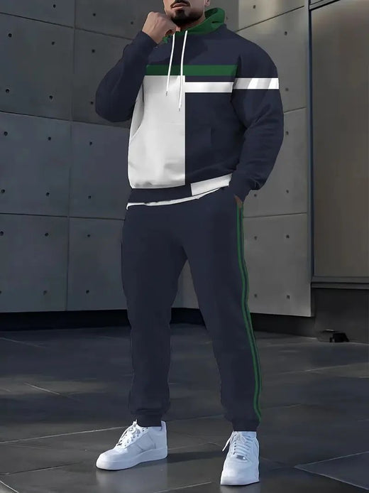3D Dragon print truck suit set, sweat shirt, hood and pants
