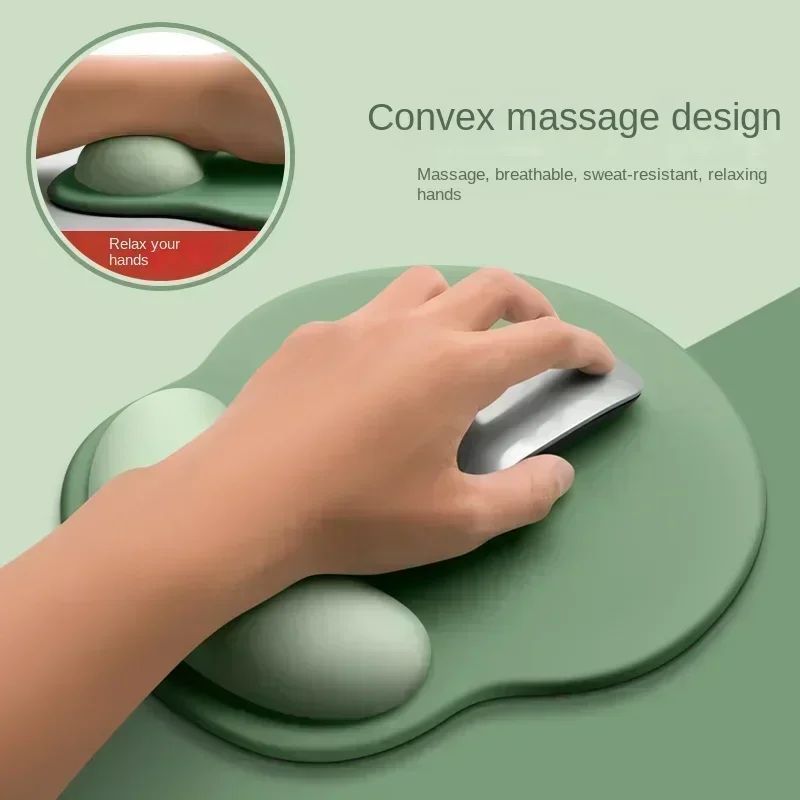 Gradient Mouse Pad Comfortable Wrist Support Non Slip Mice Mat Soft Mousepad Wrist Support Computer Silicone mouse pad