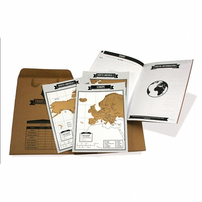 International Erase Scratch Maps - Explore Adventure Maps 58X83 CM - Deluxe Scratch Off Maps Travel Poster Room Office Decor