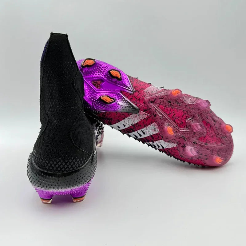 New Men Football Field Boots Professional Original Soccer Shoes Resistant Unisex Comfortable Ankle Cleats Football Shoes Outdoor