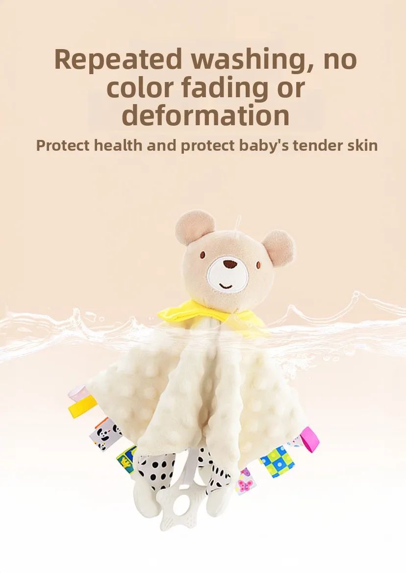 Muslin Baby Comfort Towel Cotton Comforter Blanket Soft Newborn Sleeping Dolls Kids Fashion Sleep Toy Soothe Appease Towel Bibs