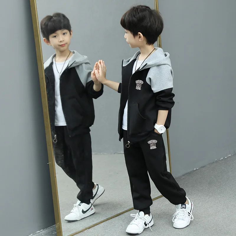Boys Spring/autumn 2024 New Arrival Fashionable Baby Trendy Brand 2-piece Set Cool Kids Clothes For Little Ones