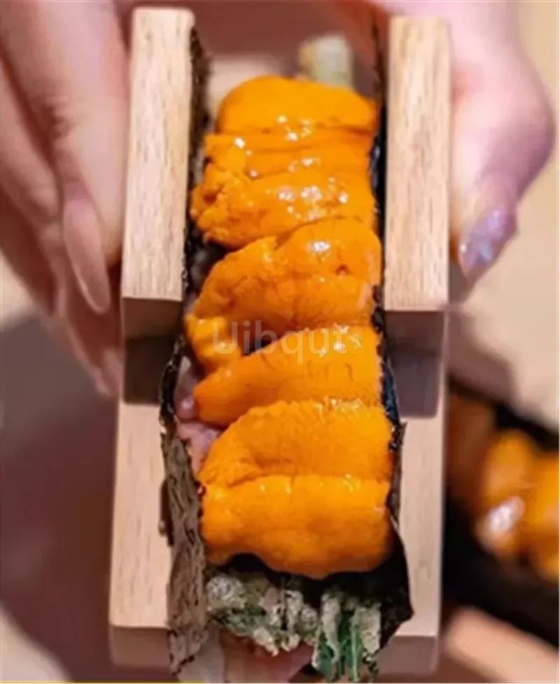 Japanese Sushi Rack shop tool Wooden Taco Snack Food Holder Wood Plate Cuisine Stand Sashimi Sushi Boat Restaurant Hotel Home