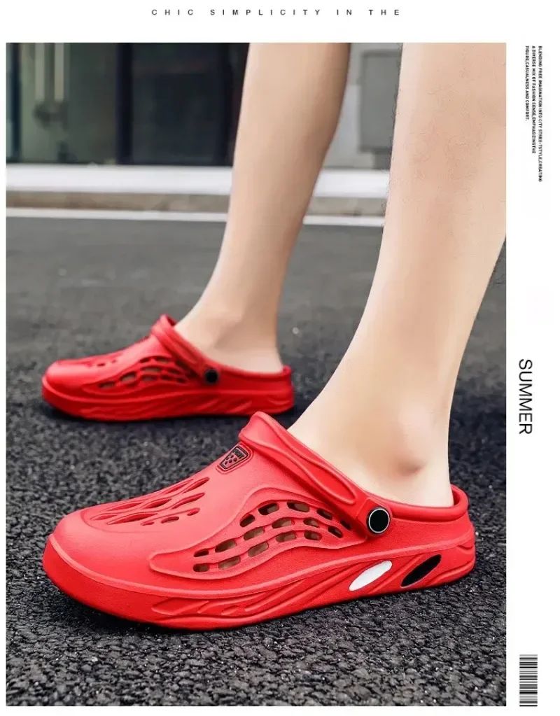 Outdoor Sandals for Men and Women Summer Clogs EVA Slippers Plus Size 47 48 49 Men Garden Shoes Beach Sandals Breathable Clogs