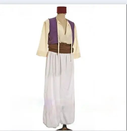Anime Aladin Mythical Prince for Adults Cosplay Complete Set Clothing Man Dance Party Movie Halloween Cosplay Costume