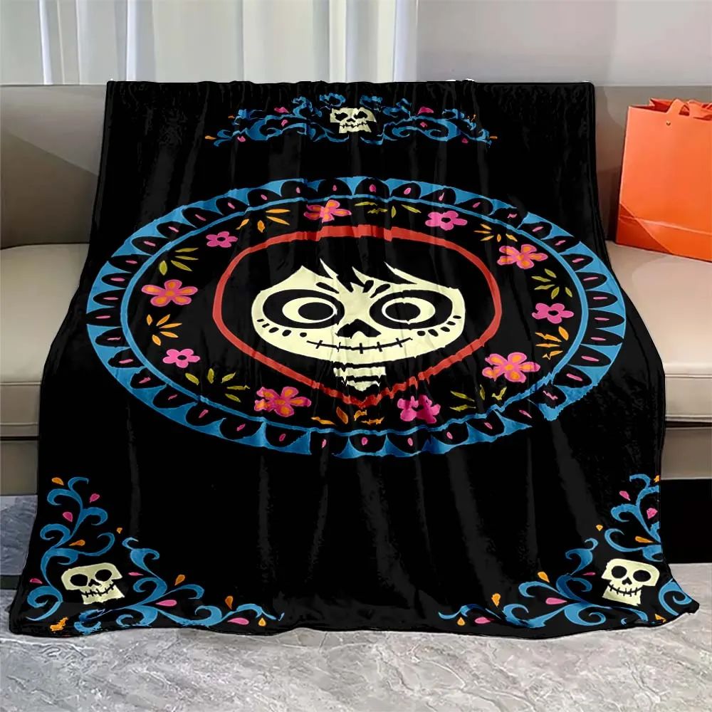 Soft Coco Miguel cartoon Blanket Warmth Plush Throw Blanket Bedspread Sofa Suitable for Living Room Bedroom Warm Blanket