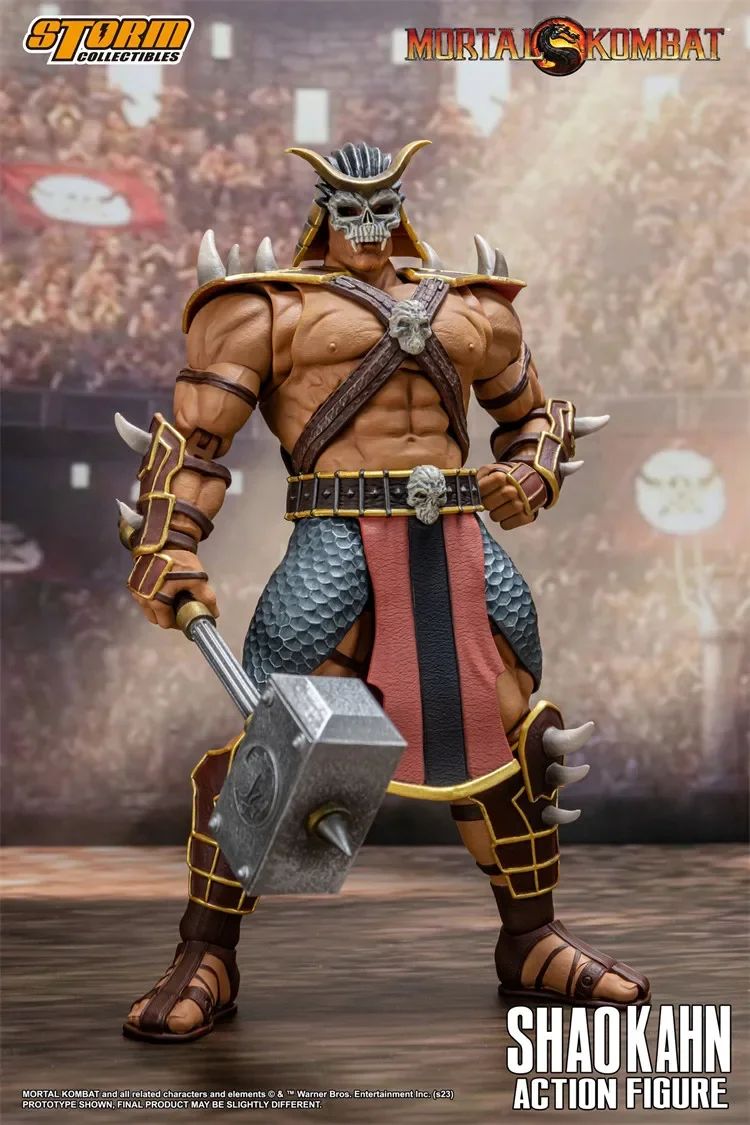In Stock Storm Toys Mortal Kombat Final BOSS Shao Kahn DCMK14 Luxury Edition Villain Goro DCMK18 Action Figure Model Toys