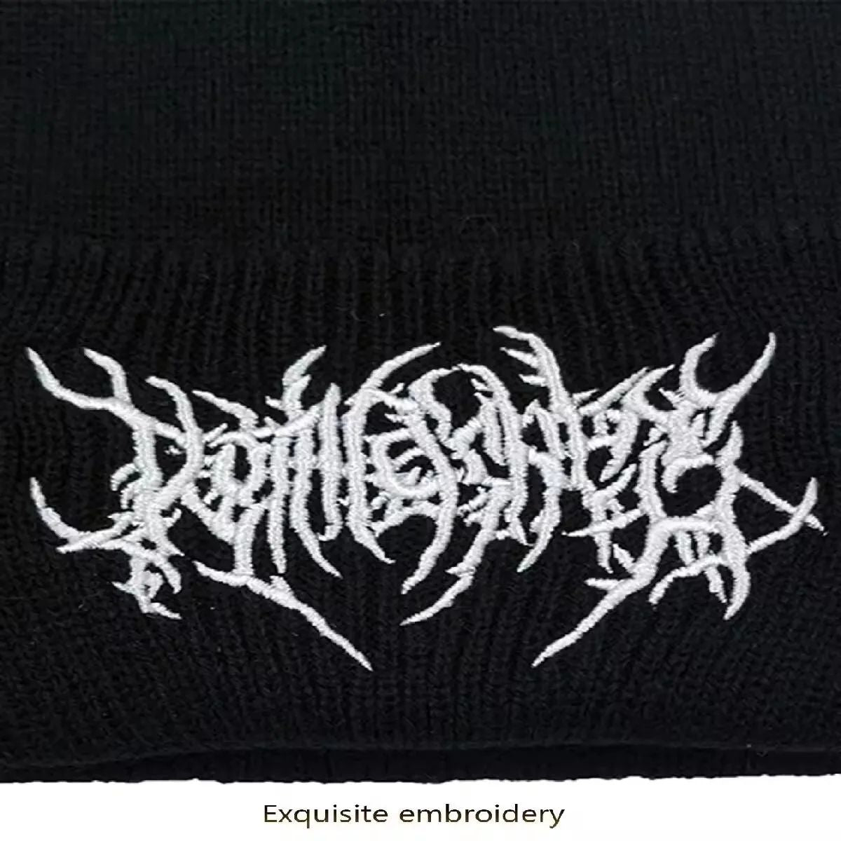 Warm Women Men Winter Beanies Hats Gothic Street Punk Knitted Bonnet Caps 100% Cotton Fashion Keep Warm Skullies Beanies Hats