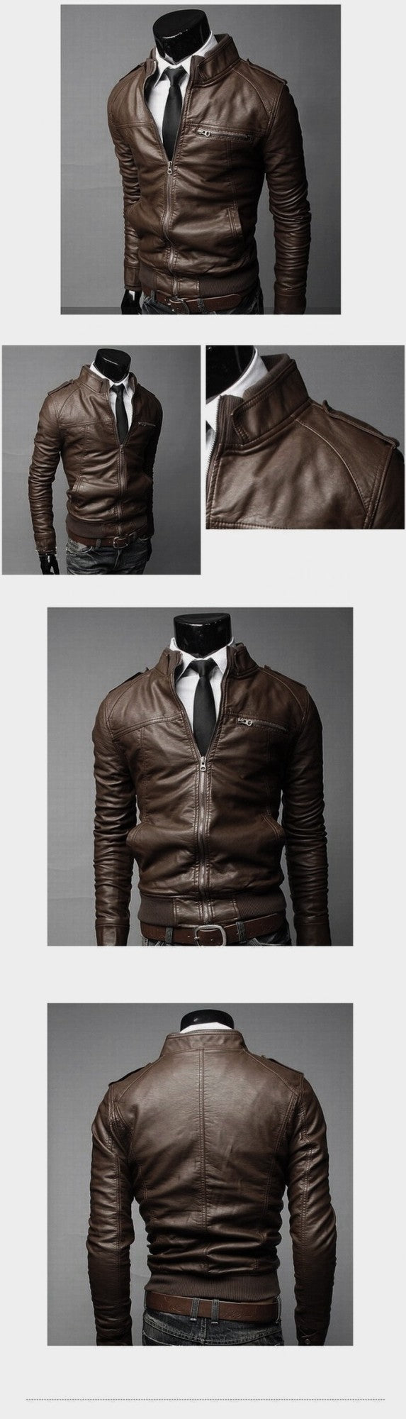 MRMT 2025 Brand New Men's Motorcycle Leather Jacket Slim Men Leather Jacket Outer Wear Clothing For Male Garment Man Jackets