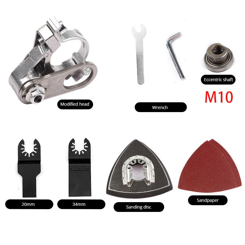 Angle Grinder Modified Oscillating Tool?Renovator Saw Slotting Machine Multifunction Power Woodworking Tool With Trimmer Blades