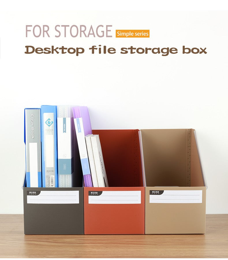 A4 Size Student Foldable Desktop Book Sorting Storage Box Office Stationery for Various Functions
