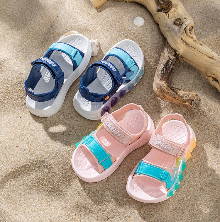New Summer Children's Soft Soled Sandals Anti Slip Breathable For Boys And Girls Water Wading Baby Beach Sandals