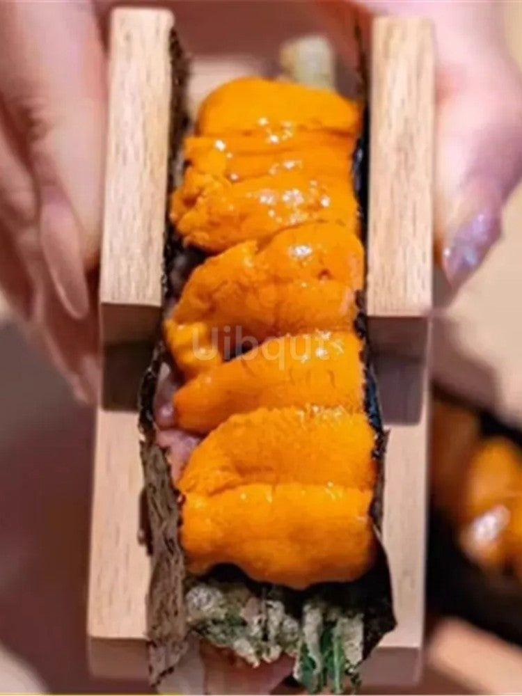Japanese Sushi Rack shop tool Wooden Taco Snack Food Holder Wood Plate Cuisine Stand Sashimi Sushi Boat Restaurant Hotel Home