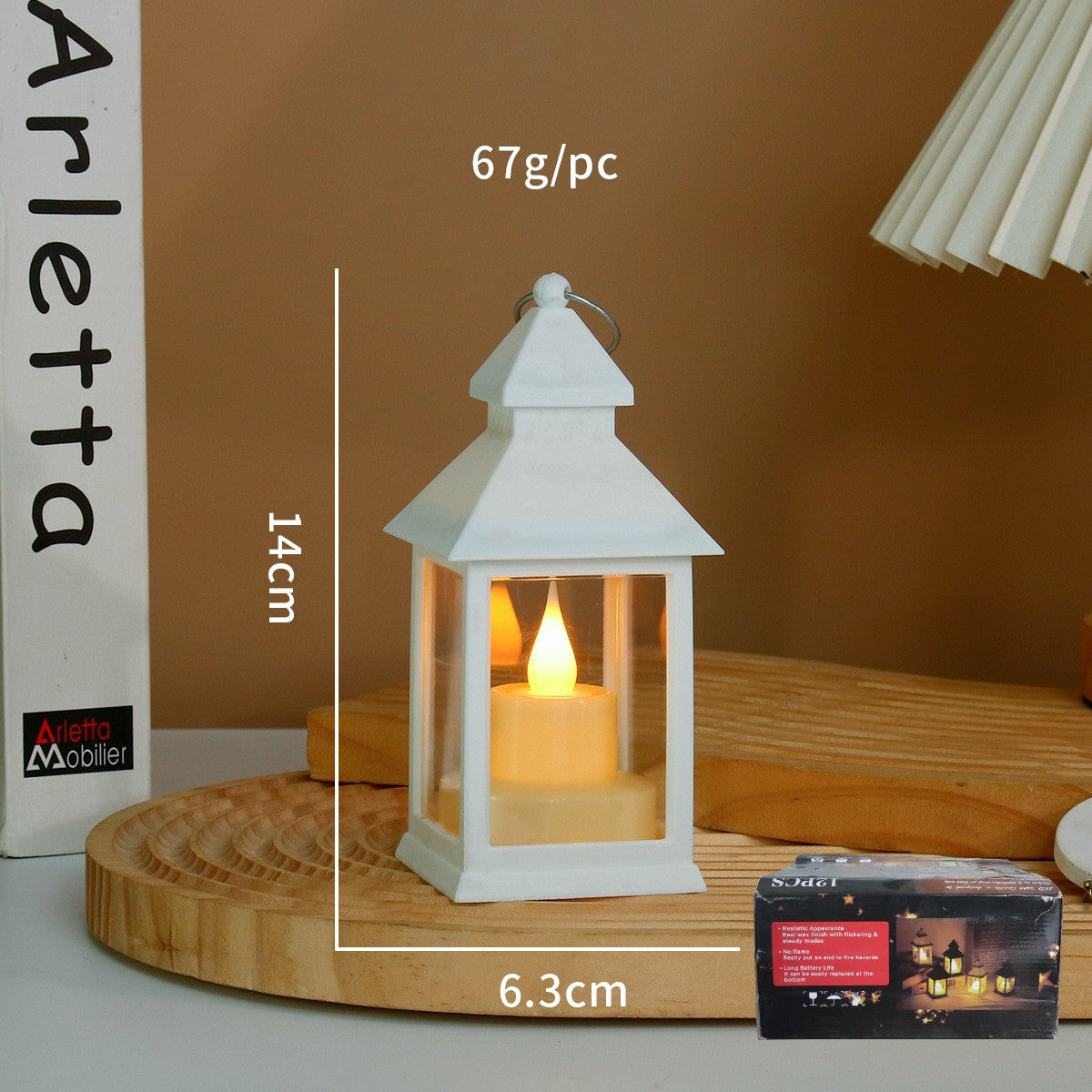 Portable LED Candle Lamps Camping Horse Tent Lanterns Outdoor Garden Desk Holiday Atmosphere Retro Night Light Decorative Lamps