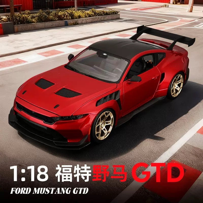 Original Maisto 1:18 Ford Mustang GTD Alloy Car Model Static Alloy Miniature Die-Cast Models Collection Gift Toys Birthday Gifts