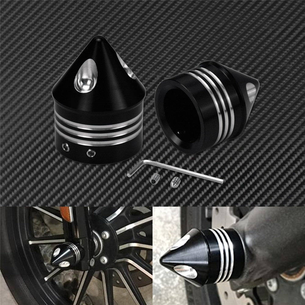 Motorcycle 29mm Front Axle Nut Cover Cap Bolt For Harley Sportster XL883 1200 Touring Wide Glide Dyna Fat Bob Softail Dyna VRSC