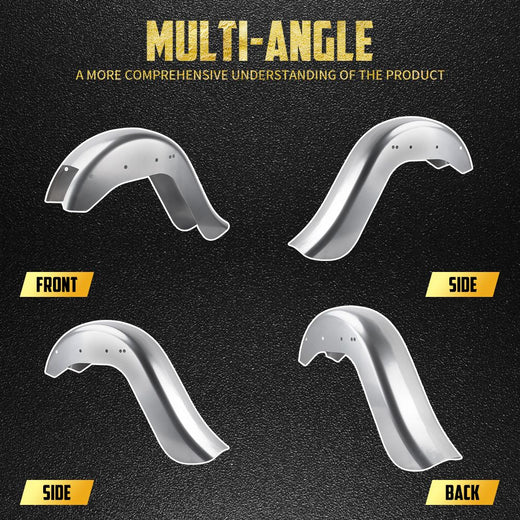 Motorcycle 6" Extended Rear Fender Mudguards Cover For Harley Softail 1986-2017 Fat Boy Breakout Low Rider FLFB FXLR FLDE FLSB