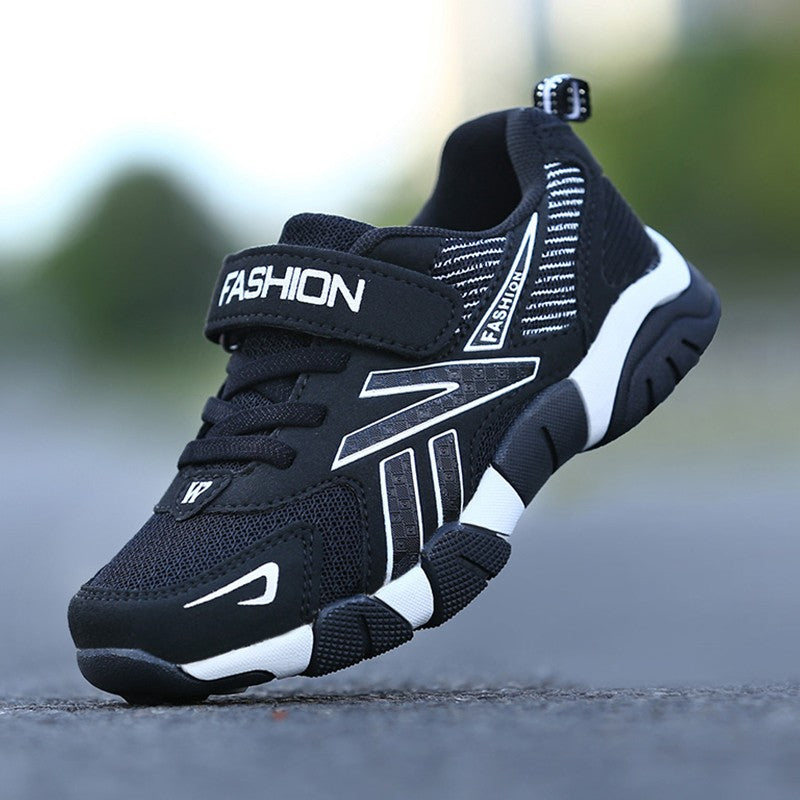 White Breathable Children Walking Shoes Summer Mesh Casual Sneaker for Kids Boys Outdoor Sport Tennis Anti-Slip