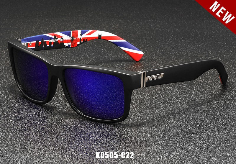 KDEAM Revamp Of Sport Men Sunglasses Polarized Shockingly Colors Sun Glasses Outdoor Driving Photochromic Sunglass With Box