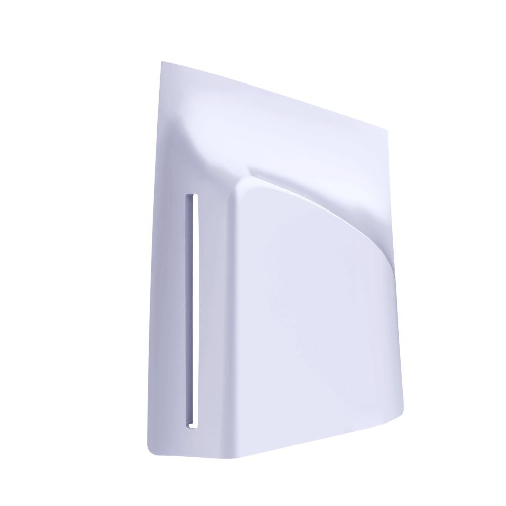 Premium Hard White Panels ABS One Parts Shell Case Replacement Side Disc Plate for PS5 Slim Disc Digital Shell Case