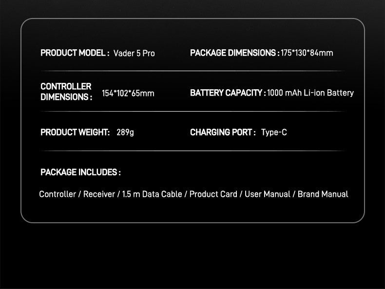 In Stock Flydigi Vader 5 Pro V2 Global Version Wireless Bluetooth Gamepad Controller Multi-Platform for PC NS2 Mobile Steam