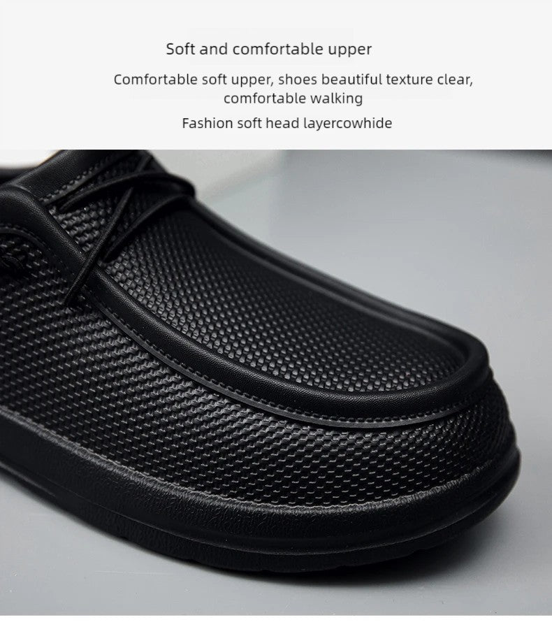 Hotel Chef Shoes Four Season soft sole Anti-skid Oil-proof Men Plus Size Kitchen work shoes Garden Shoes Labor Shoe Fishing Shoe