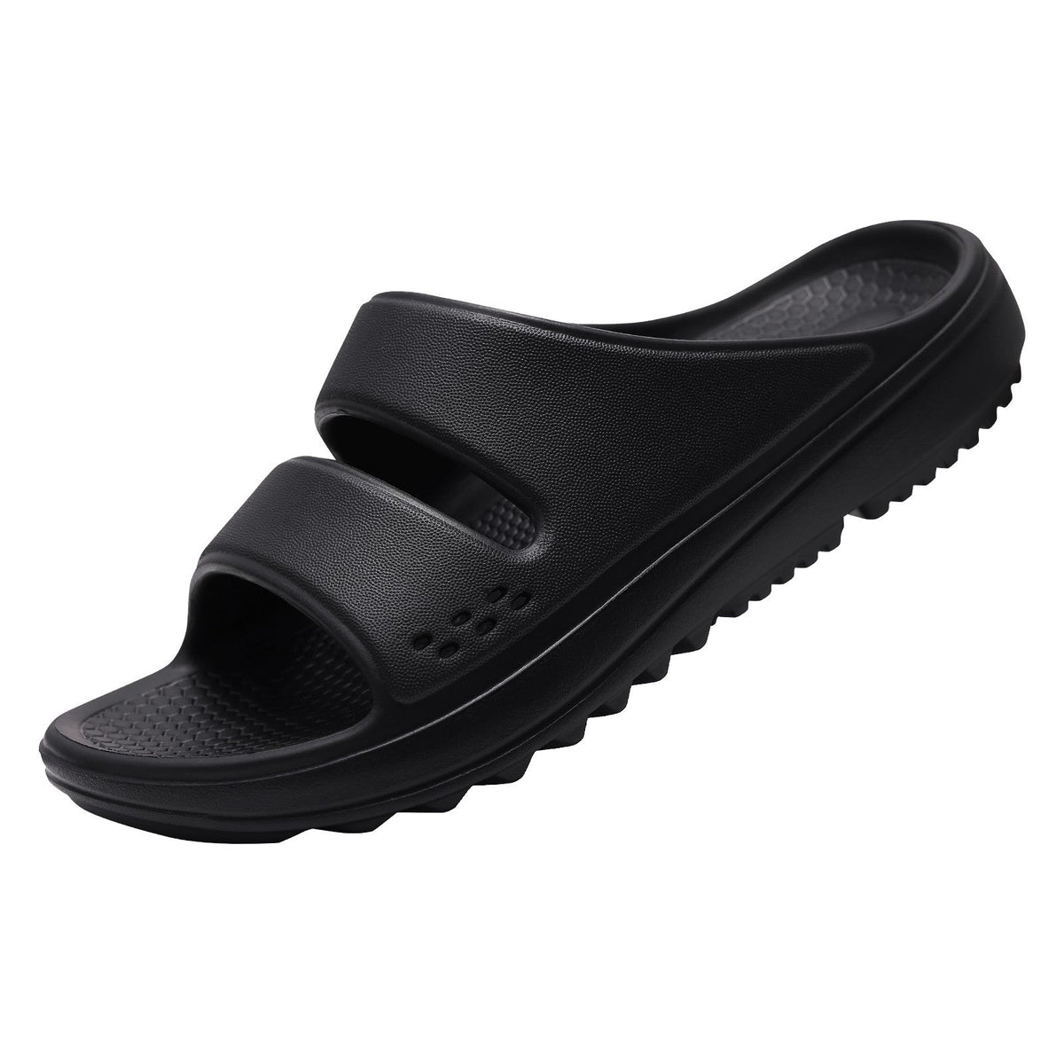 Kidmi Men Recovery Slides Women Arch Support Slides Summer Beach Sandals Light Orthotic Men Sandals Outdoor Breathable Sandals