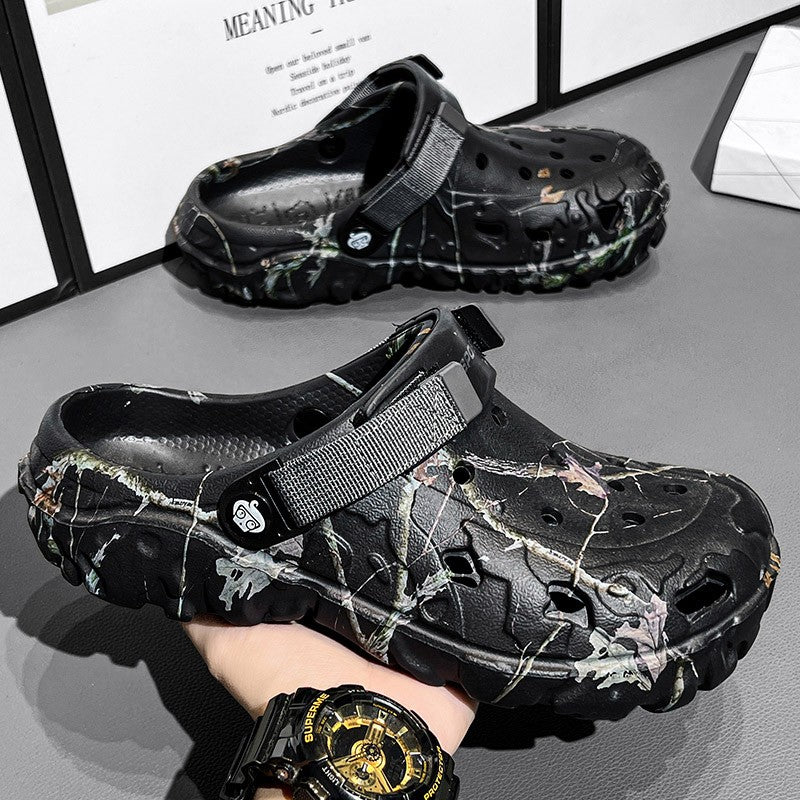 Men Shoes Slippers Men Garden Flat Sandals Platform Sandals Man Summer Sandals 2025 Male Sneakers Outdoor Flip Flops Home Clogs