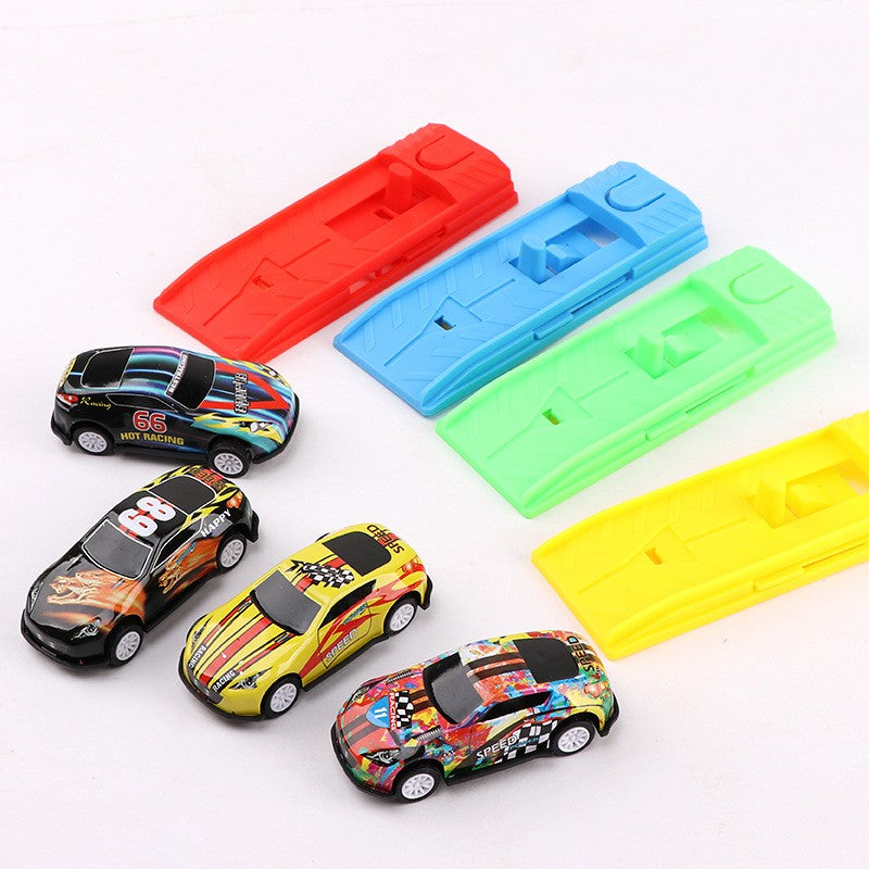 10Pcs Children Alloy Shooting Flying Racing Car Toys for Kids Boy Birthday Party Favors Baby Shower Guest Gifts Pinata Fillers
