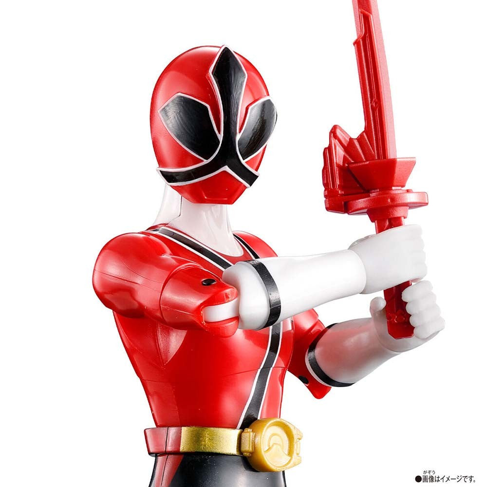 In Stock Original Bandai Action Hero Super Sentai Power Rangers Red Rangers Collection Collection Action Figures Model Toys Gift