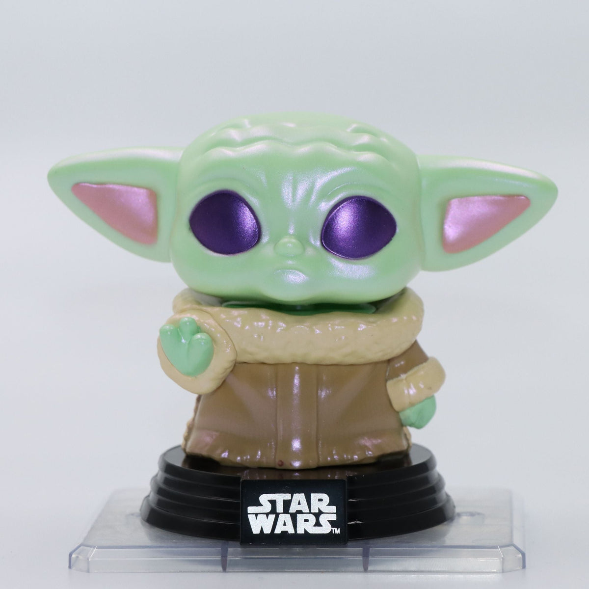Original Funko Pop Star Wars The Mandalorian Grogu #733 Official Collectible Vinyl Action Figure Desktop Decor Model Toy Gift