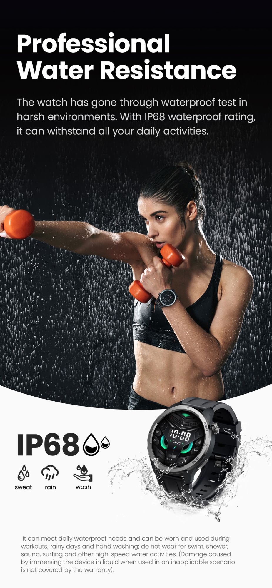 HAYLOU Solar Neo Smart Watch 1.53'' HD Display 24H Health Monitoring Bluetooth Call Smartwatch Men Women Smart Sport Watchs
