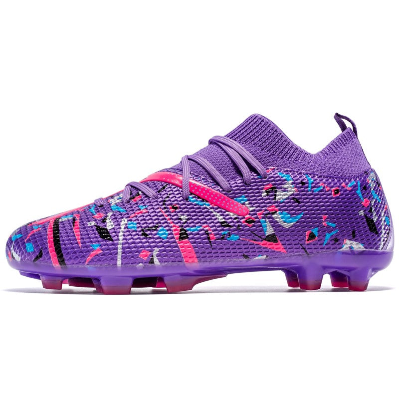 Mens Football Field Boots Ultralight Turf Indoor Society Training Soccer Shoes Cleats for Kids Sneakers TF/FG Football Shoes