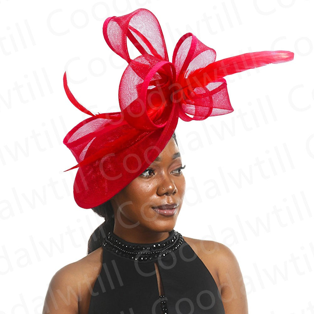 Bride Wedding Mesh Fascinators Church Hat Ladies Women Derby Big Fascinator Hats Party Event Headpiece Bride Wedding Pillbox Cap