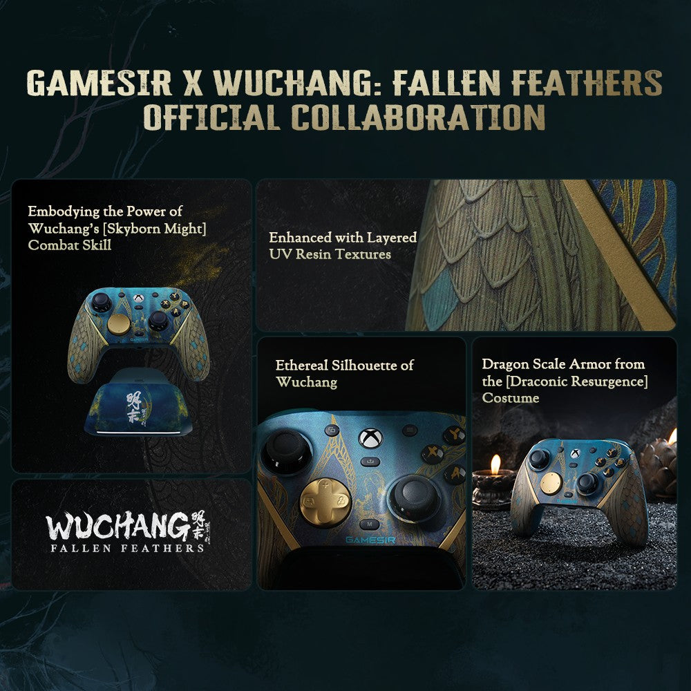 GameSir G7 Pro Wuchang Fallen Feathers Edition Wireless Gaming Controller For Xbox Series X|S, Xbox One, Steam, PC, Android