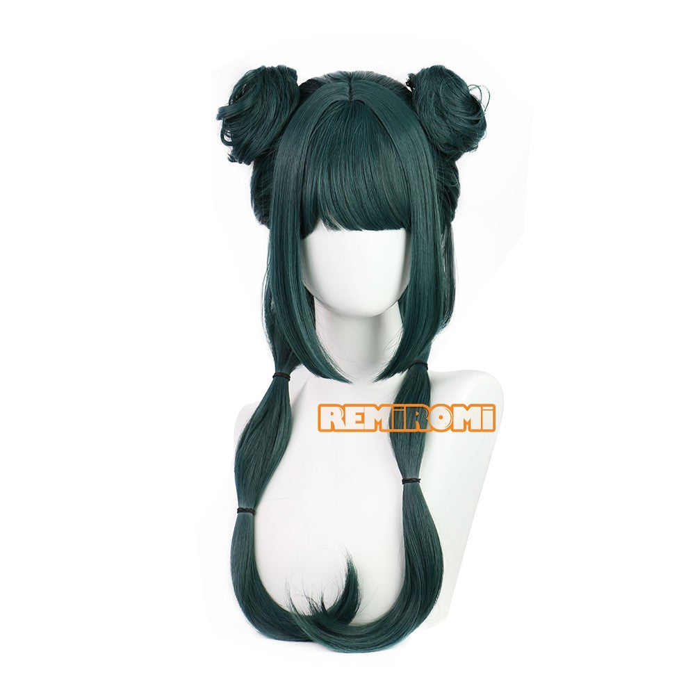 Maomao Cosplay Wig Synthetic Anime The Apothecary Diaries Green Hair 2 Styles Kusuriya no Hitorigoto Hairpin Headress +Wig Cap
