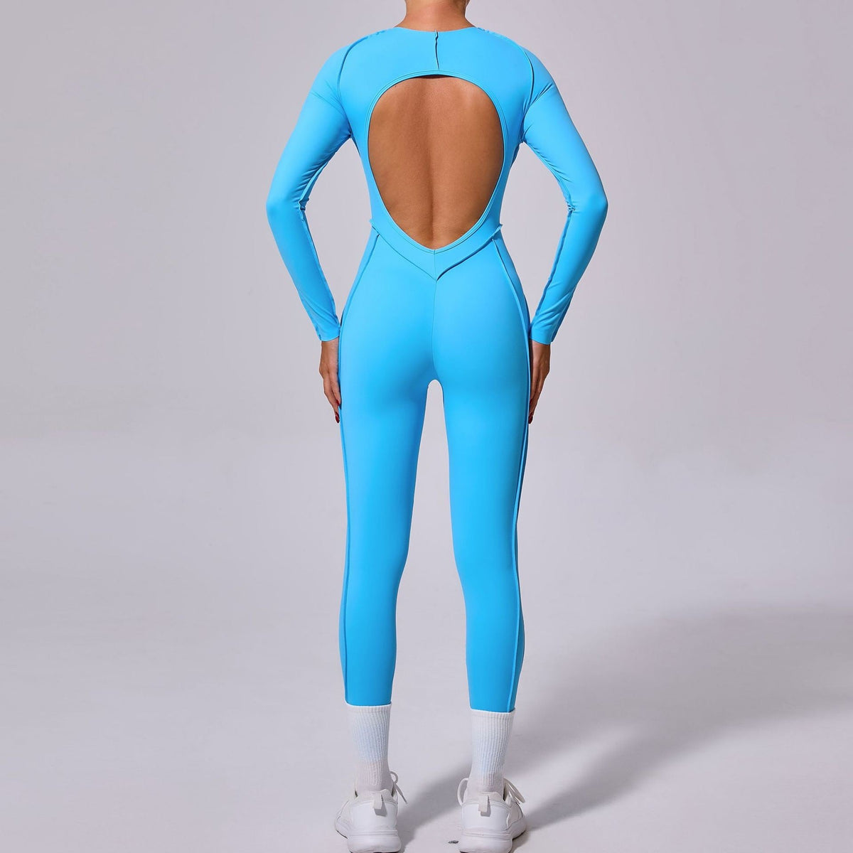 One-piece Yoga Jumpsuit Women Long Sleeved Set Quick Drying Yoga suit Gym Training Suit Sportswear Bodysuits Women Fitness Set