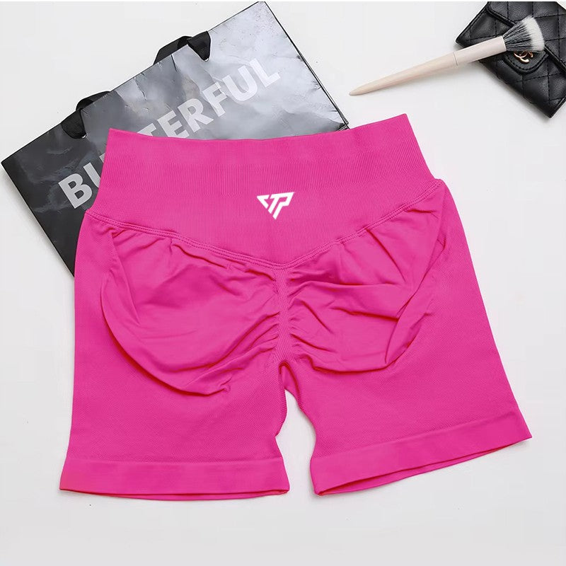 High Quality Women's Sports Stretch Fitness Shorts Yoga Training Running Pilates Tight Yoga Shorts